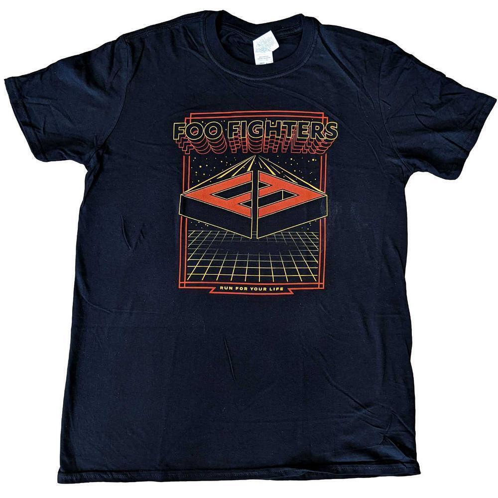 Foo Fighters Unisex T Shirt Run Ex-Tour